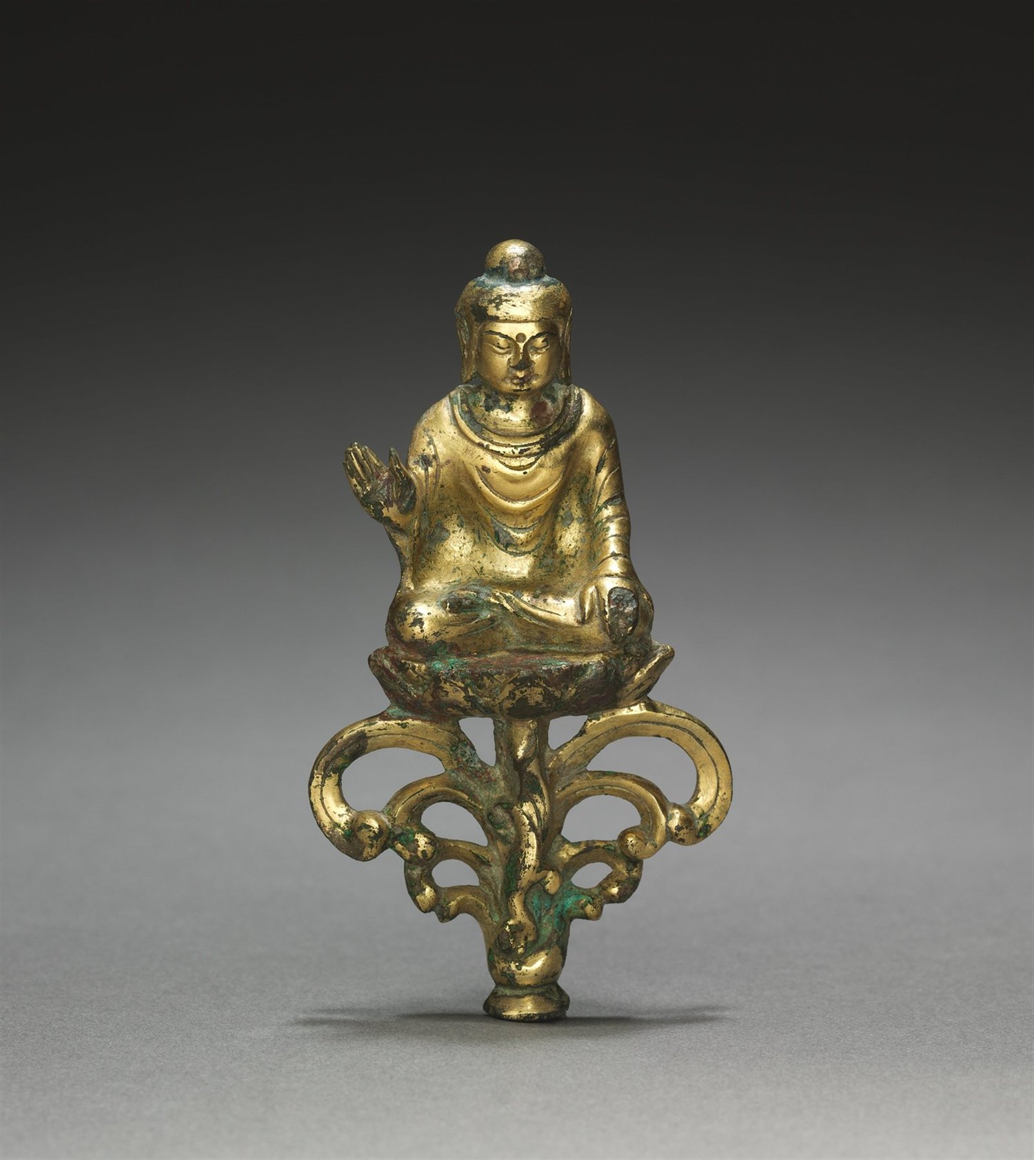 Seated Buddha, 600s. Cleveland Museum of Art, 1961.18.